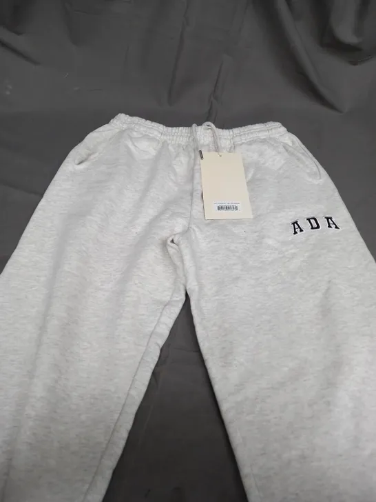 ADANOLA ADA SWEATPANTS LIGHT GREY JOGGER - SMALL