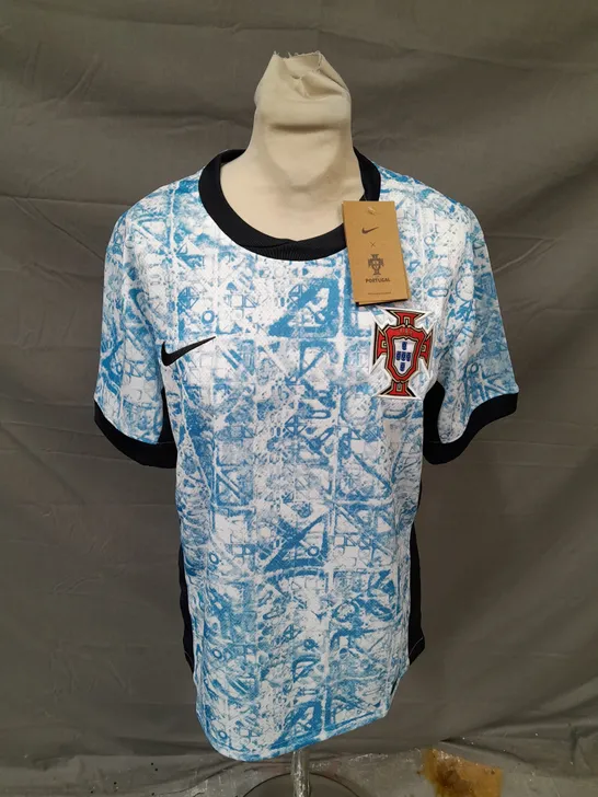 NIKE PORTUGAL FOOTBALL SHIRT IN BLUE - SMALL