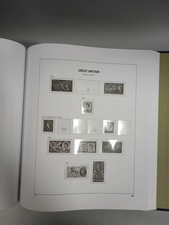 GREAT BRITAIN STAMP COLLECTORS VIEWING BOOK 