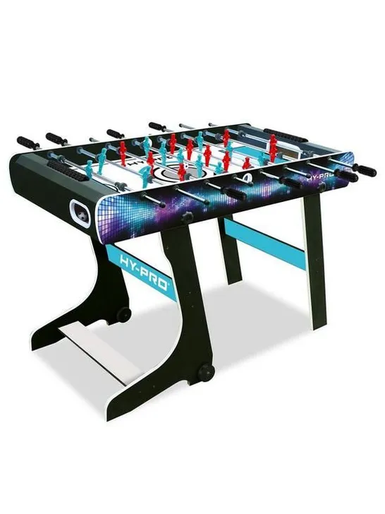 BOXED HY-PRO GALAXY 4FT FOOTBALL FOLDING TABLE - COLLECTION ONLY (1 BOX) RRP £149.99
