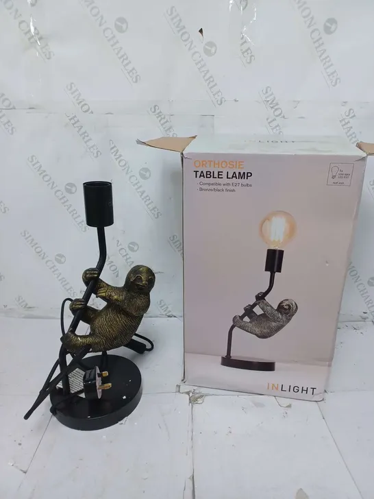 BOXED ORTHOSIE TABLE LAMP 