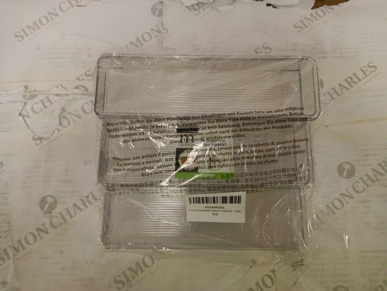 SEALED MDESIGN TRANSPARENT LINUS EXPANDABLE CABINET ORGANISERS