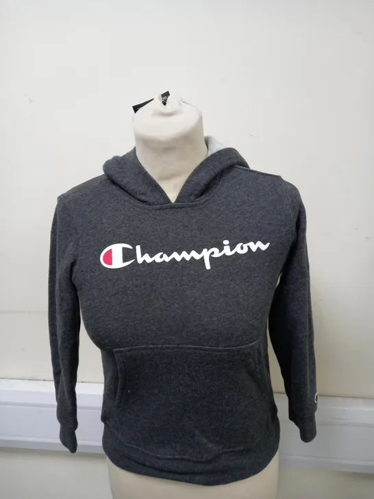 CHAMPION LOGO HOODIE SIZE XS