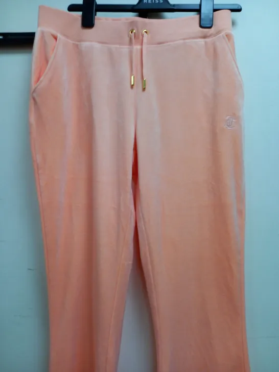 JUICY COUTURE JOGGER IN PEACH - UK LARGE