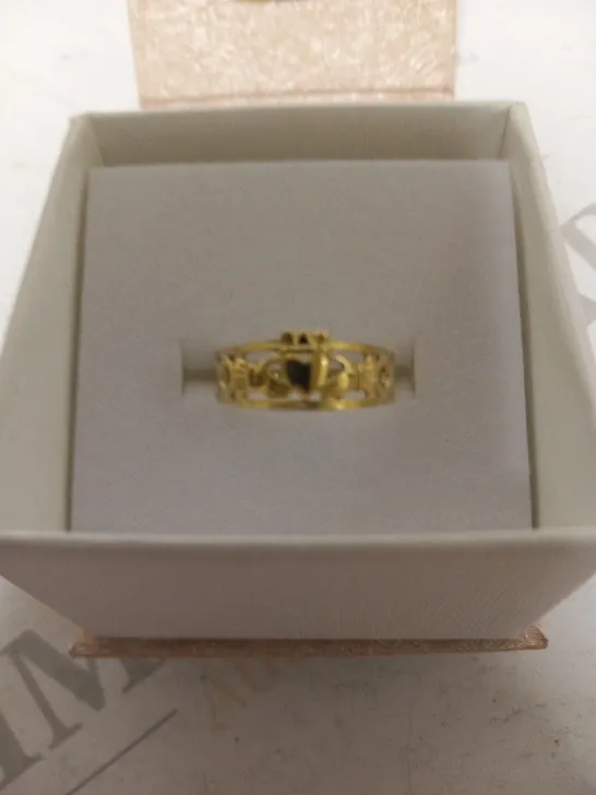 BOXED CALLAGHAN JEWELLERY 9CT GOLD HALLMARKED RING