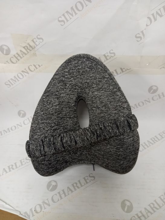 DESIGNER GREY SOFT TRAVEL PILLOW 