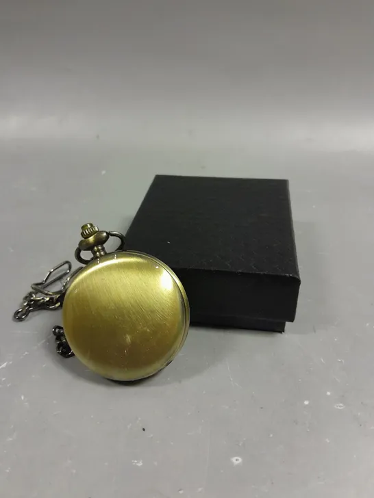 MENS EDISON POCKET WATCH WITH CHAIN 