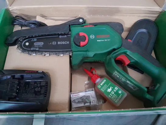 BOXED BOSCH EASYCHAIN 18V-15-7 CORDLESS PRUNER SAW