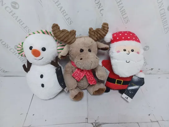 BOXED AND BRAND NEW CHRISTMAS PLUSH TEDDIES - 12 PER BOX