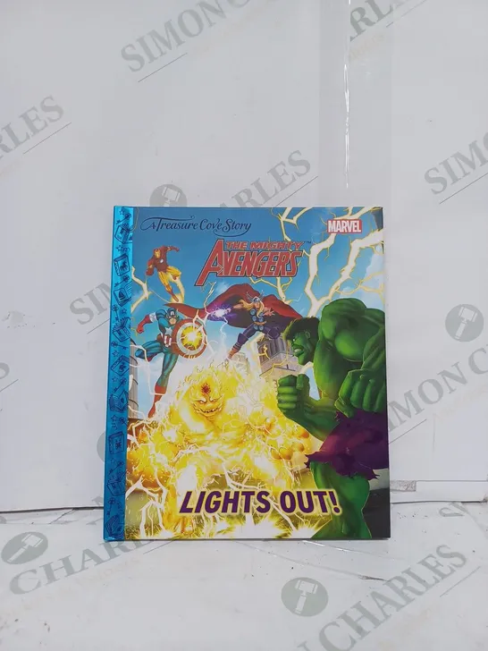 BOX TO CONTAIN APPROX. 20 X MARVEL, "THE MIGHTY AVENGERS, LIGHTS OUT!" CHILDRENS BEDTIME BOOKS 