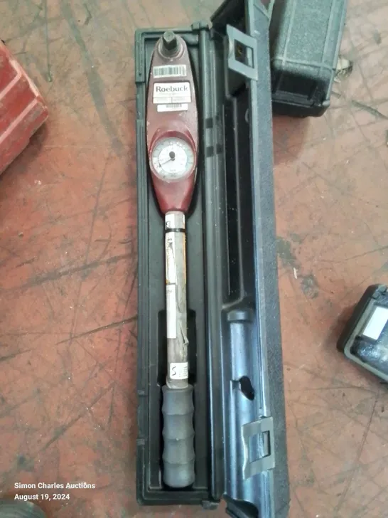 BOXED ROEBUCK DIAL INDICATING TORQUE WRENCH