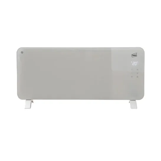 BOXED NEO WIFI ENABLED PANEL GLASS CONVECTION HEATER IN WHITE - COLLECTION ONLY