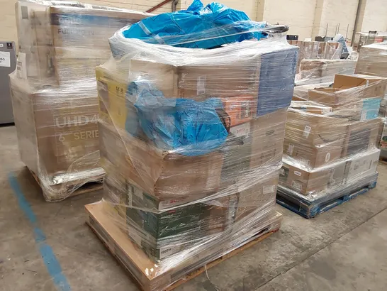 PALLET OF APPROXIMATELY 18 UNPROCESSED RAW RETURN HOUSEHOLD AND ELECTRICAL GOODS TO INCLUDE;