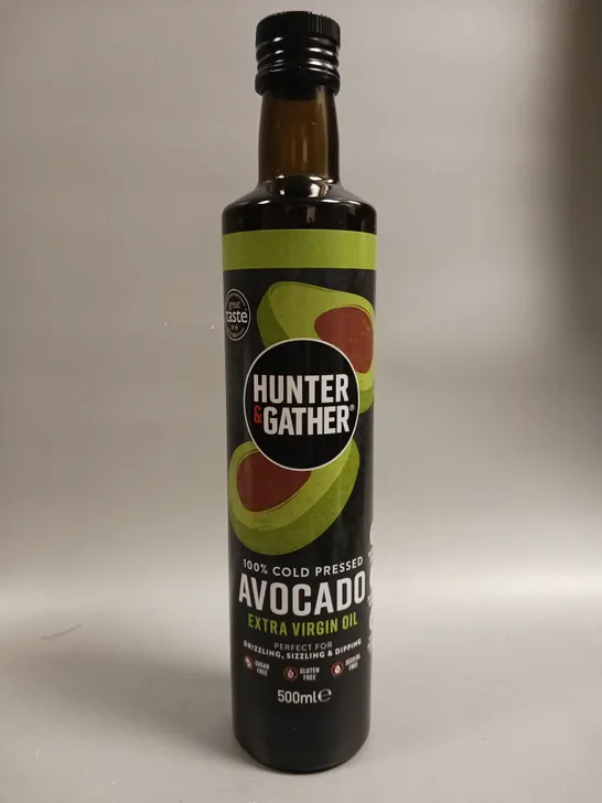 SEALED HUNTER & GATHER AVOCADO EXTRA VIRGIN OIL - 500ML 