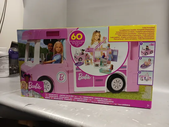 BOXED BARBIE 3 IN 1 DREAM CAMPER