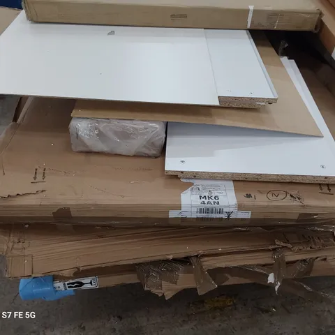 PALLET OF ASSORTED BOXED FURNITURE PARTS