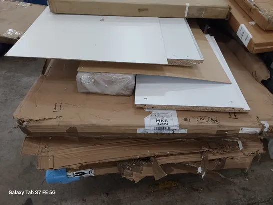 PALLET OF ASSORTED BOXED FURNITURE PARTS