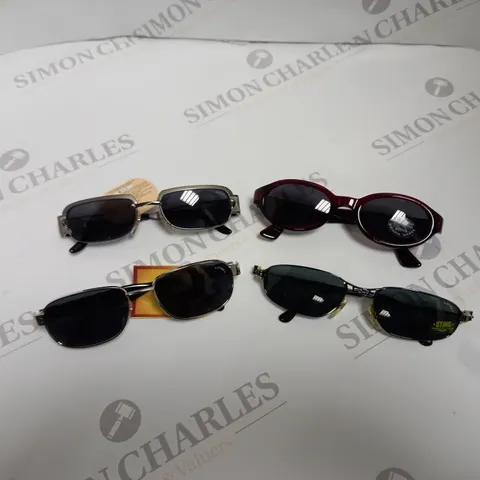 APPROXIMATELY 10 ASSORTED DE RIGO STING SUNGLASSES TO INCLUDE MODELS 4232, 4294, 6048, 4276 ETC. 