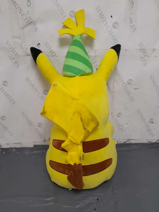 LARGE CELEBRATING PIKACHU POKEMON PLUSH 