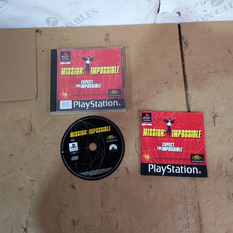 PLAYSTATION 1 MISSION IMPOSSIBLE CONSOLE GAME
