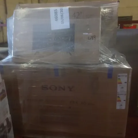 PALLET OF APPROXIMATELY 11 ASSORTED TELEVISIONS TO INCLUDE