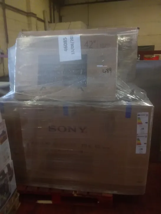 PALLET OF APPROXIMATELY 11 ASSORTED TELEVISIONS TO INCLUDE