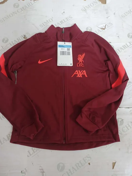 NIKE LIVERPOOL FOOTBALL CLUB TRAINING JACKET - CHILDS MEDIUM