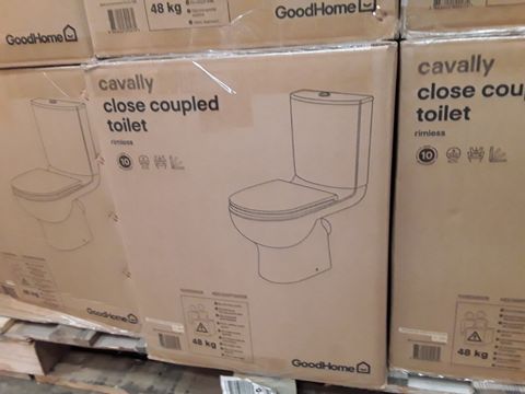 BOXED CAVALLY CLOSE COUPLED TOILET 