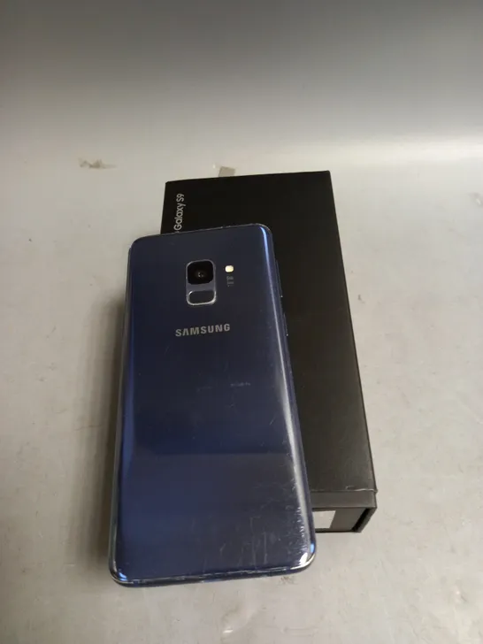 BOXED SAMSUNG GALAXY S9 IN MIDNIGHT BLACK 64GB