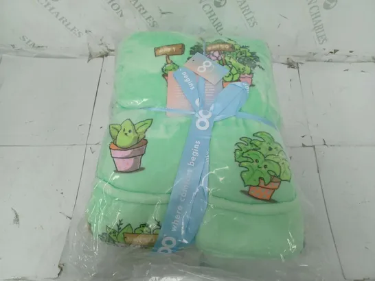 SEALED OODIE HOODED OVERSIZED BLANKET - PLANT GROWTH