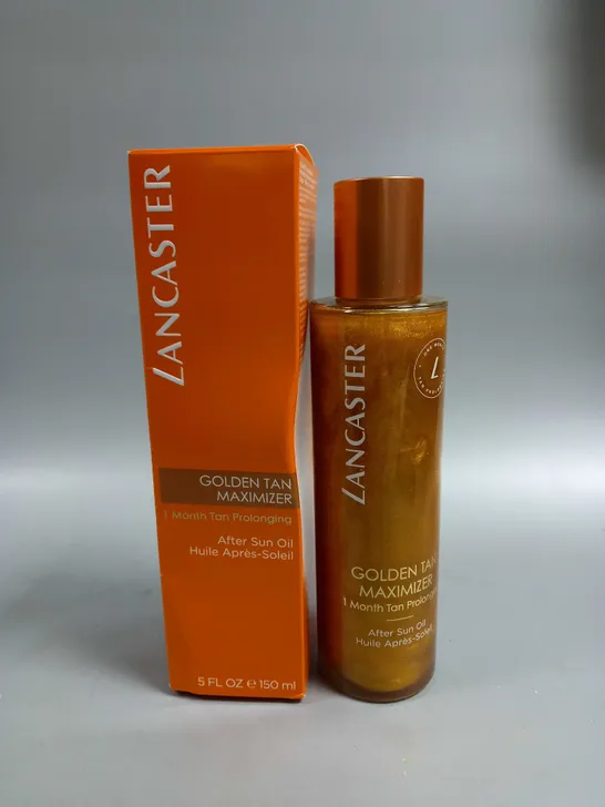 BOXED LANCASTER GOLDEN TAN MAXIMIZER AFTER SUN OIL 150ML RRP £24