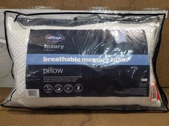 BAGGED SILENTNIGHT BREATHABLE MEMORY FOAM CRUMB PILLOW