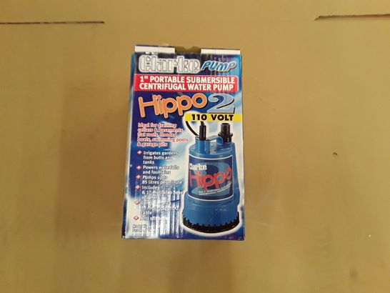 BOXED CLARKE PUMP 1" PORTABLE SUBMERSIBLE CENTRIFUGAL WATER PUMP 