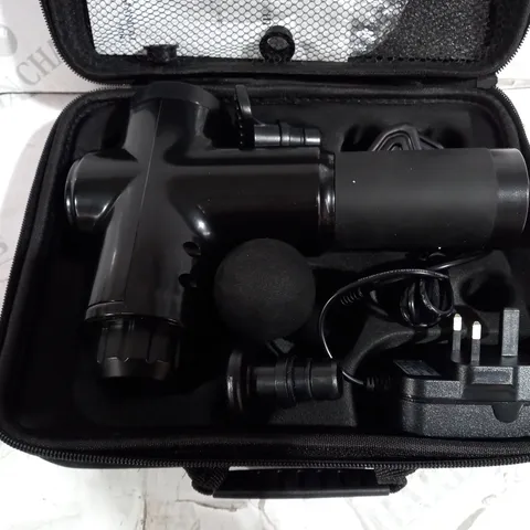 UNBRANDED MASSAGE GUN IN BLACK