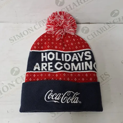 COCA-COLA HOLIDAYS ARE COMING BEANIE 