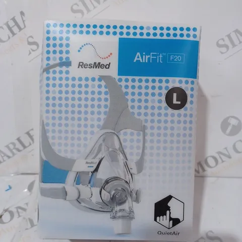 BOXED RESMED AIRFIT F20 MASK SIZE L