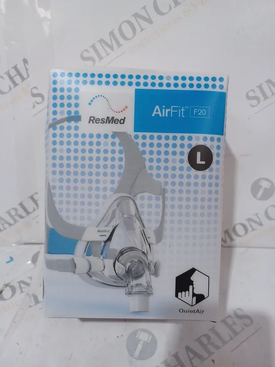 BOXED RESMED AIRFIT F20 MASK SIZE L