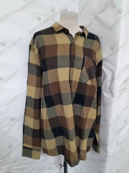 CEDAR WOOD STATE SHIRT IN BROWN CHECK SIZE L 