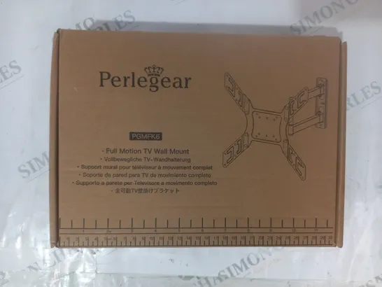 BOXED PERLEGEAR PGMFK6 FULL MONTION TV WALL MOUNT