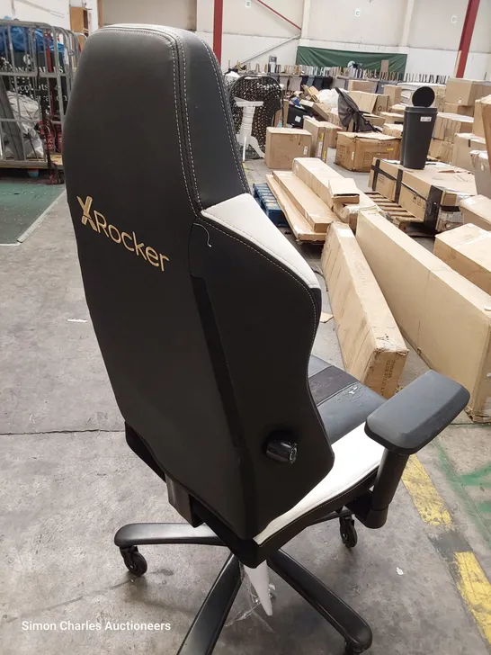 X-ROCKER ECHO RACING OFFICE CHAIR GOLD/BLACK/WHITE 