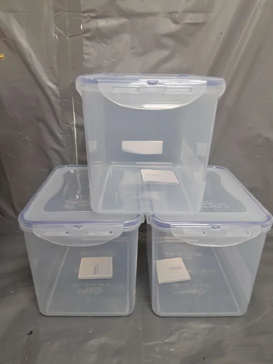 BOX OF 6 3.9 LITRE FOOD CONTAINERS 