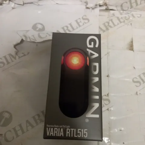 GARMIN VARIA RTL515 - REARVIEW RADAR AND TAIL LIGHT