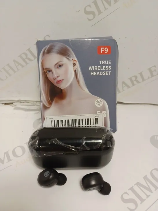 BOXED F9 TRUE WIRELESS IN EAR HEADPHONES 