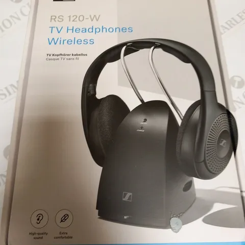 BOXED SENNHEISER RS 120-W TV HEADPHONES WIRELESS