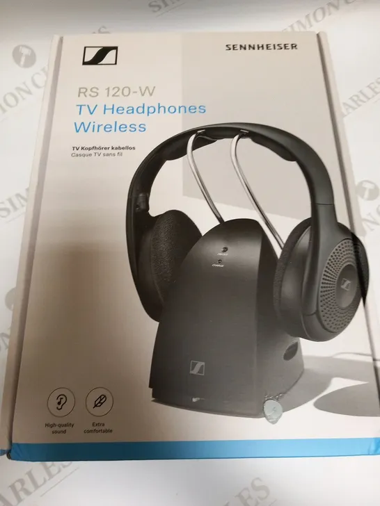 BOXED SENNHEISER RS 120-W TV HEADPHONES WIRELESS