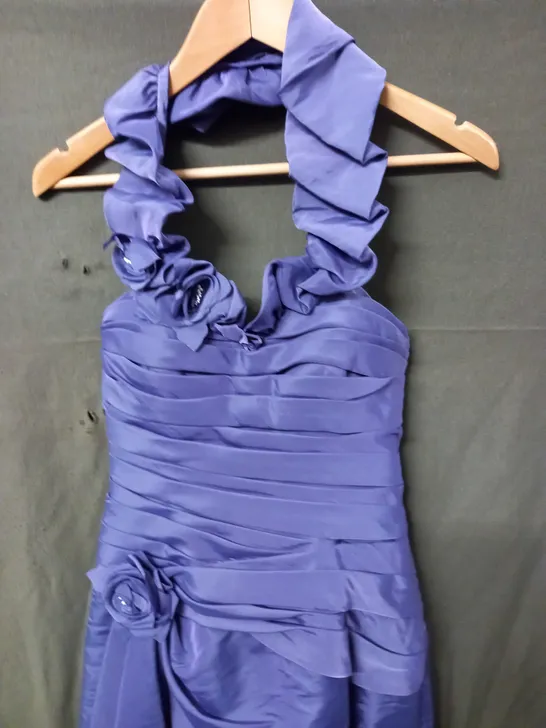 RONALD JOYCE PURPLE OCCASIONAL DRESS - UK 10