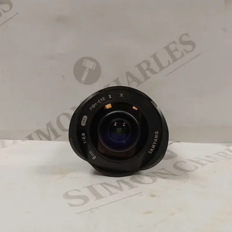 SAMYANG 8 MM F2.8 II FISHEYE MANUAL FOCUS LENS FOR FUJI X - BLACK, 7603