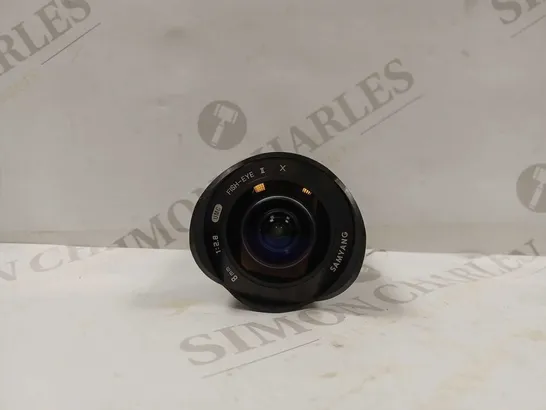 SAMYANG 8 MM F2.8 II FISHEYE MANUAL FOCUS LENS FOR FUJI X - BLACK, 7603