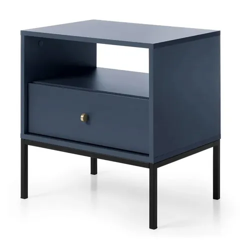 BOXED LONDONO SIDE TABLE WITH STORAGE