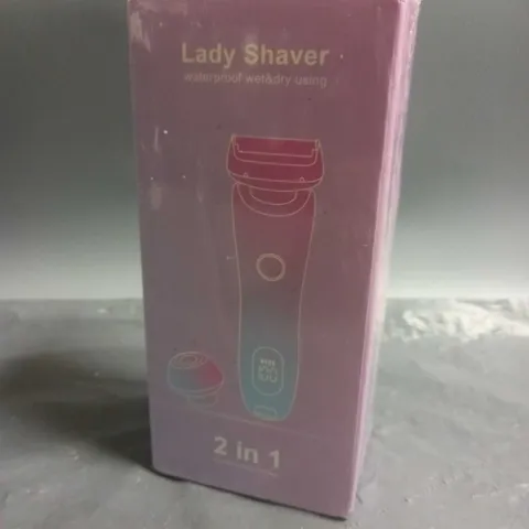 BOXED 2 IN 1 WOMENS WATERPROOF ELECTRIC SHAVER 